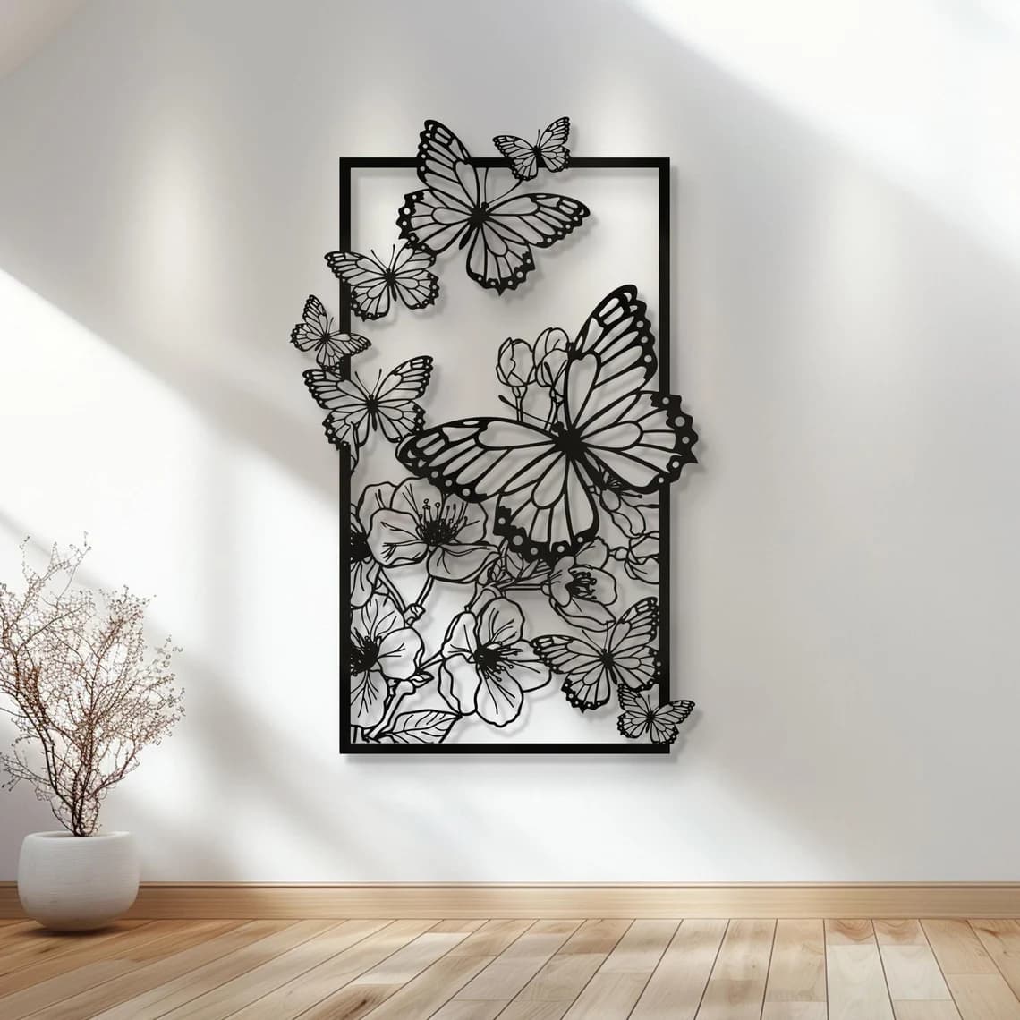 Butterfly Wall Decor | Metal Animal Art | WA03